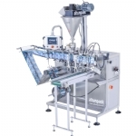 Horizontal-Powder-Filling-Packing Machine-4-Sides-Sealed-Gripper-Arm-Conveyor